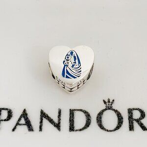 Pandora Costa Rica Heart Charm S925 Silver with box